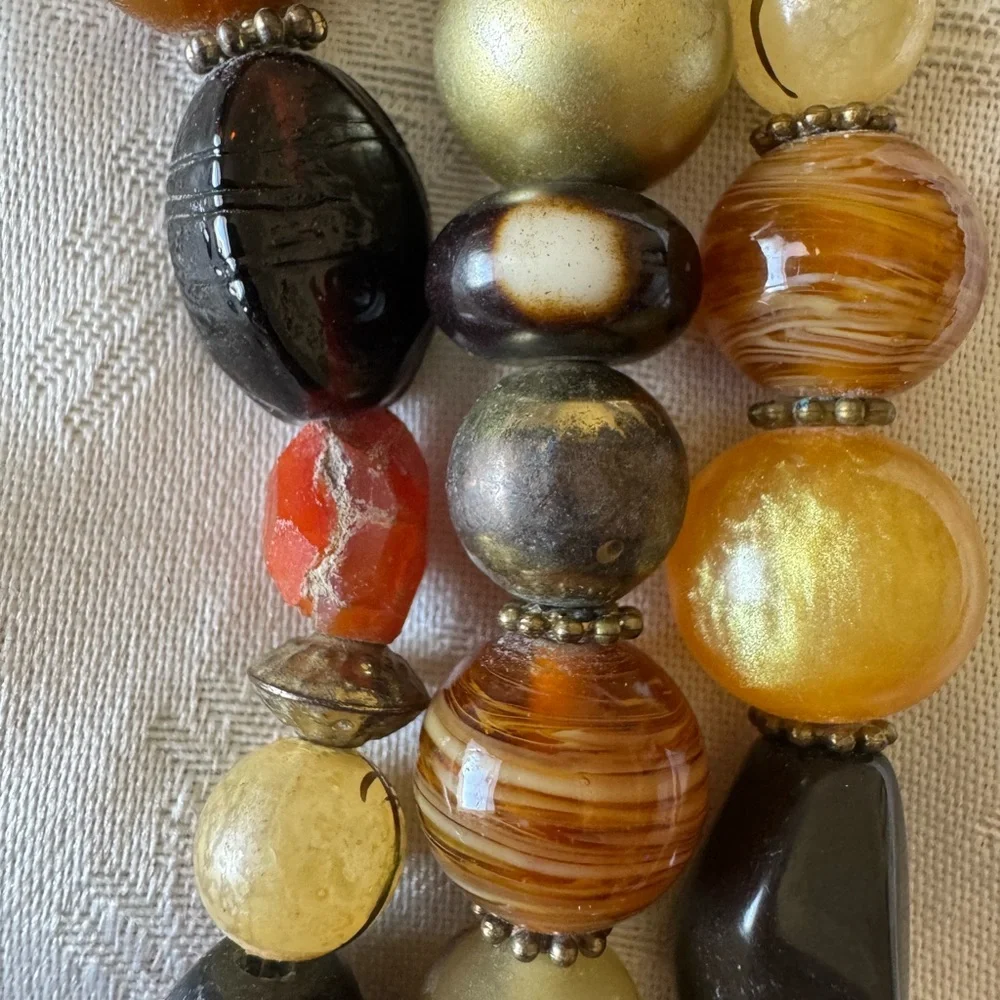 Chicos Multi-Strand Beaded Necklace